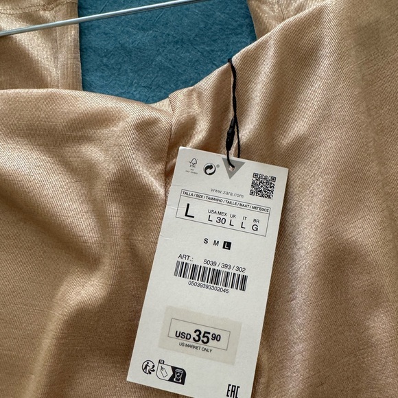 Beige Women's 2 Piece Blouse and Trouser Set - Picture 7 of 12